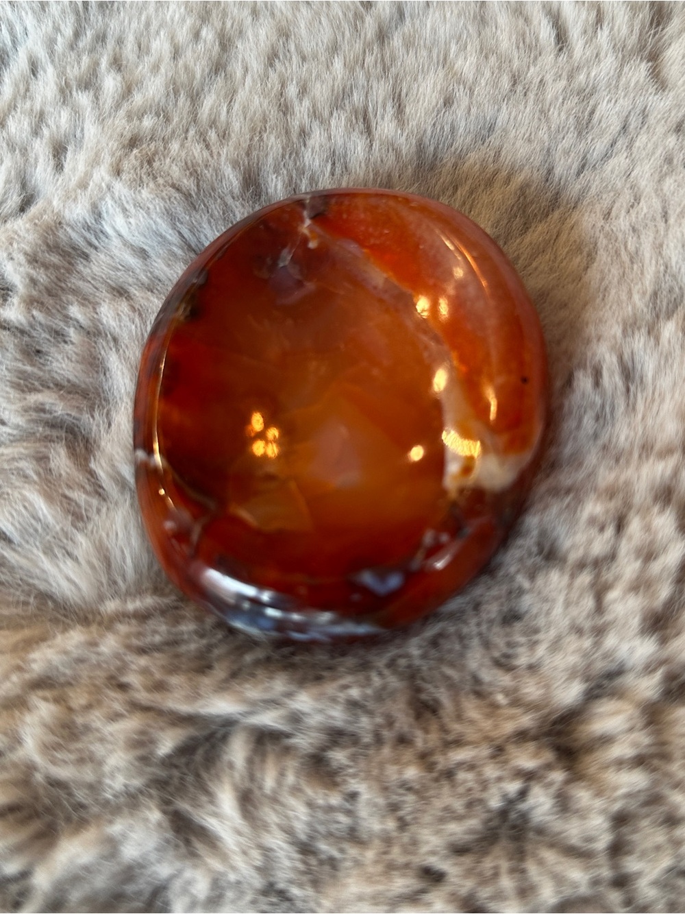 Natural Red Carnelian Crystal Bowl